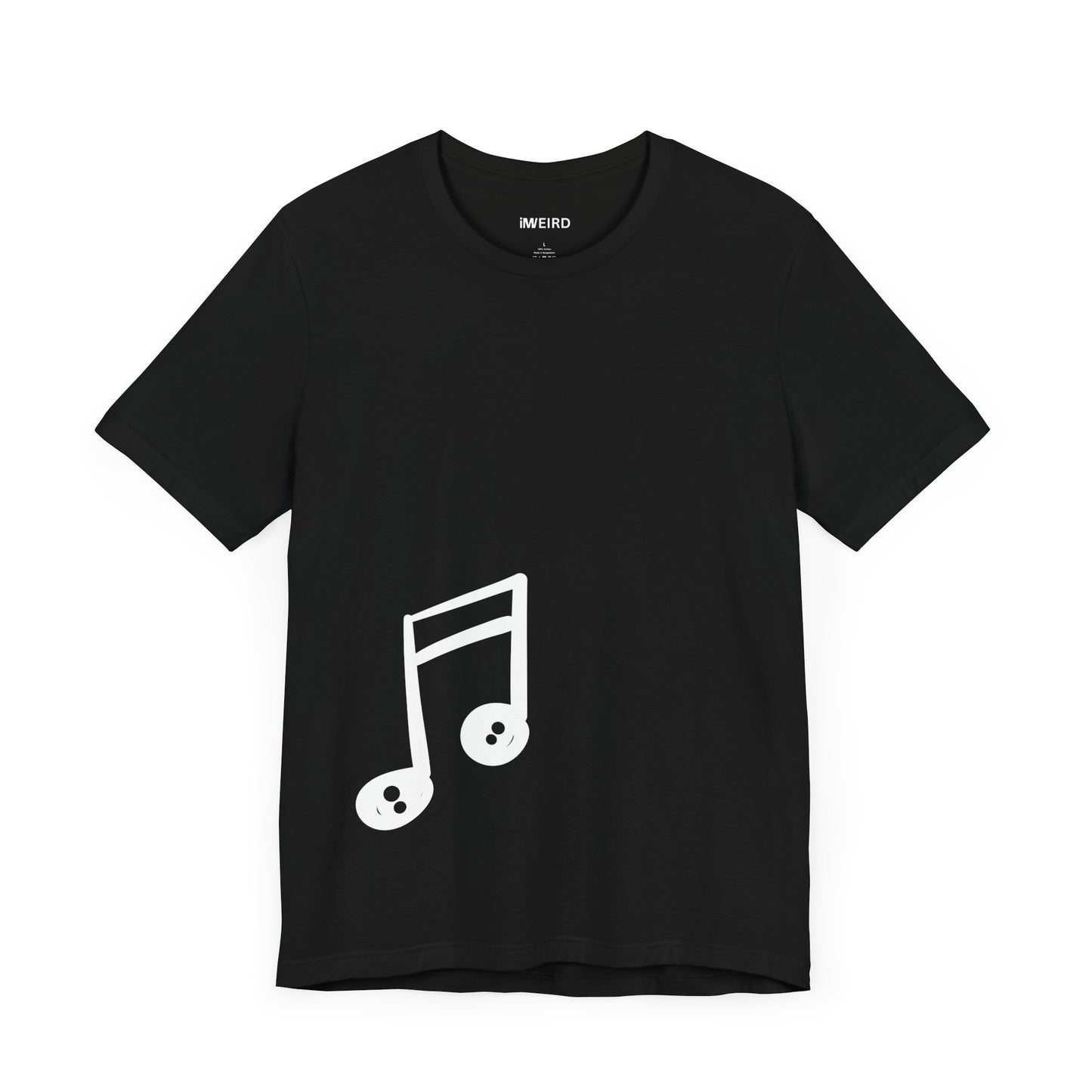 iMWEIRD Offset Musical T - Night Black