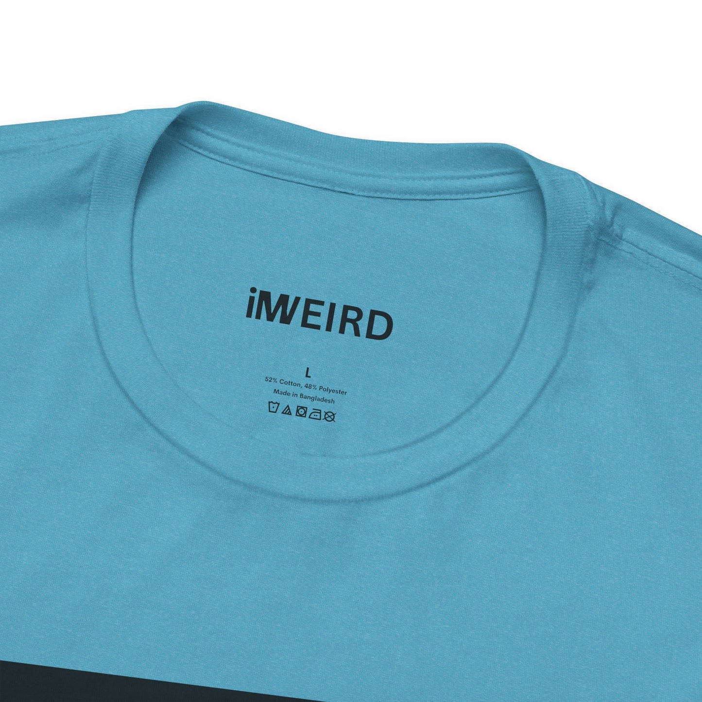 iMWEIRD Contrast T - Heather Aqua