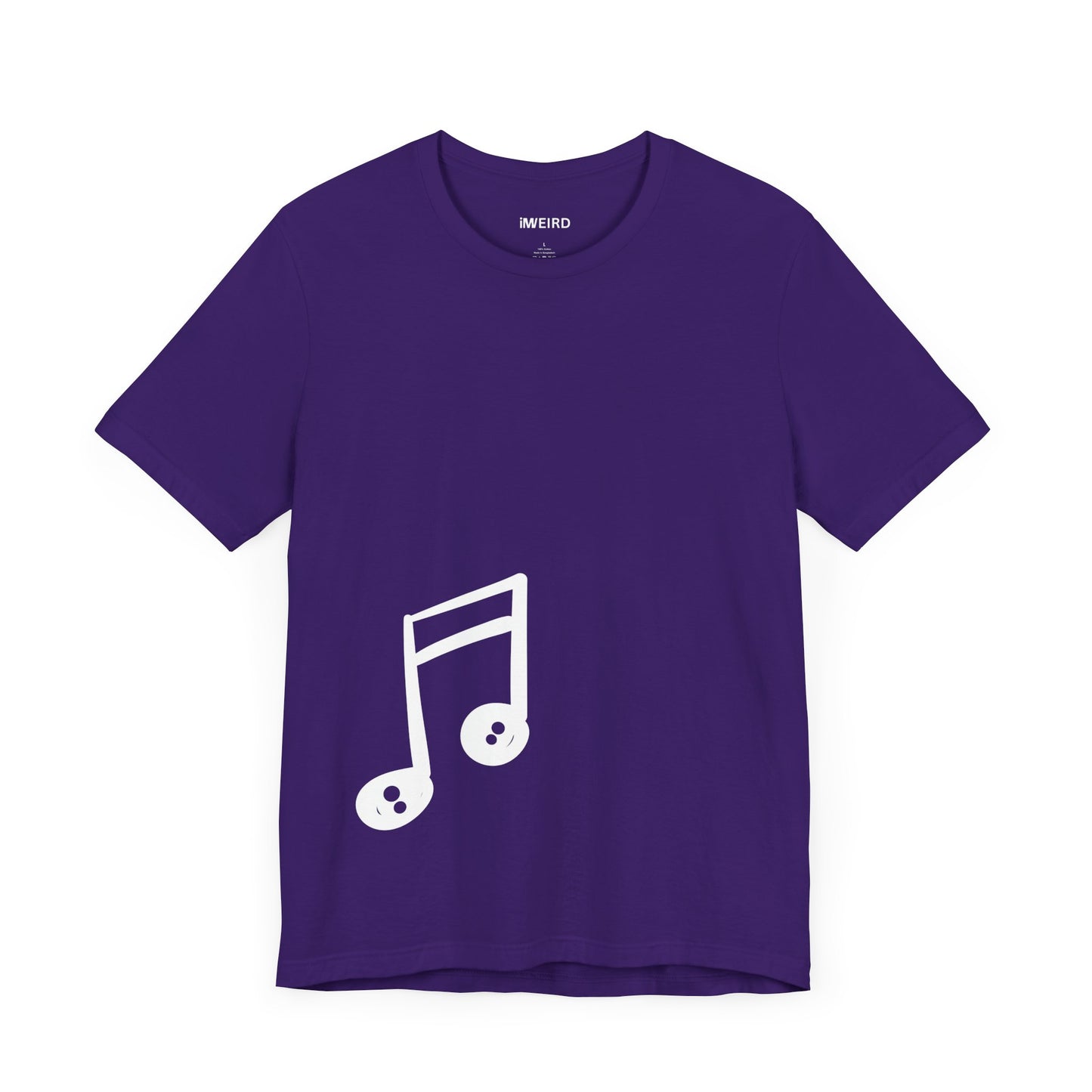 iMWEIRD Offset Musical T - Dark Purple