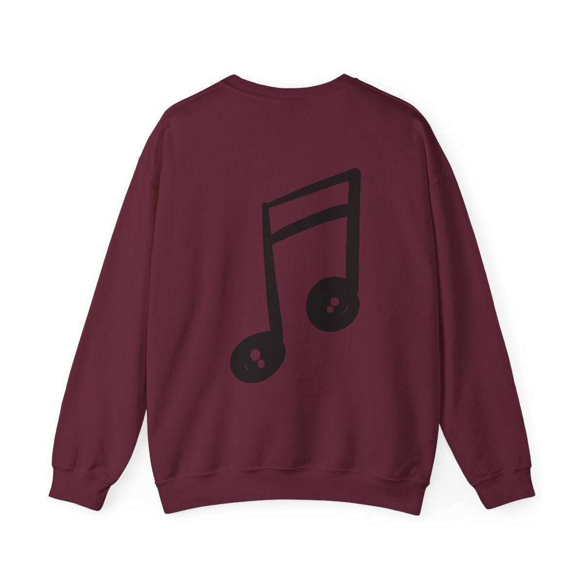 iMWEIRD 4 EYED Musical Note Sweater - Plum