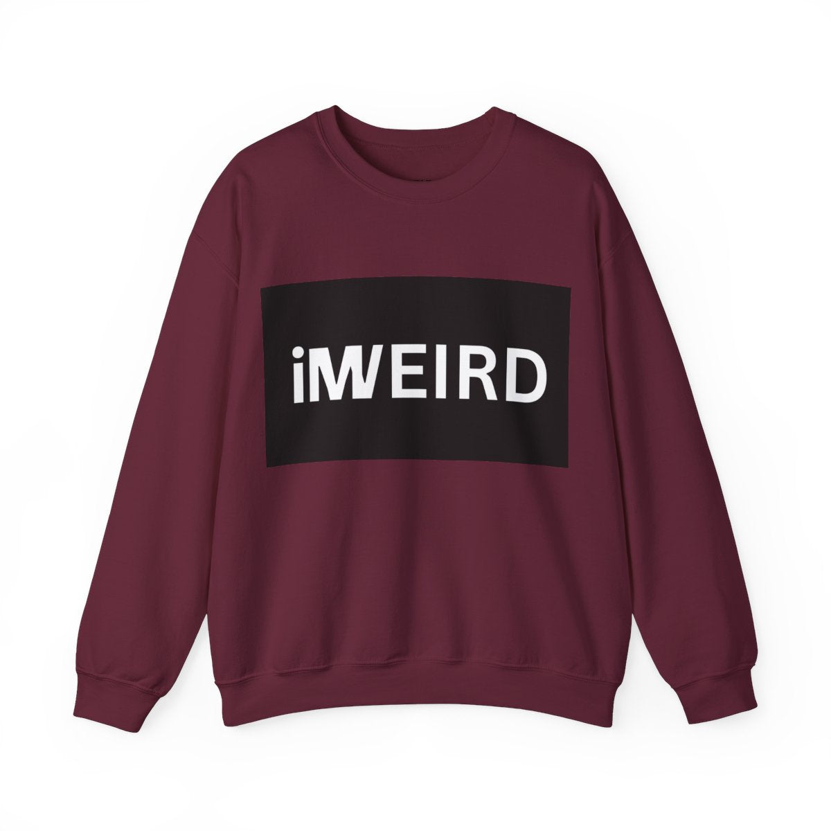iMWEIRD 4 EYED Musical Note Sweater - Plum
