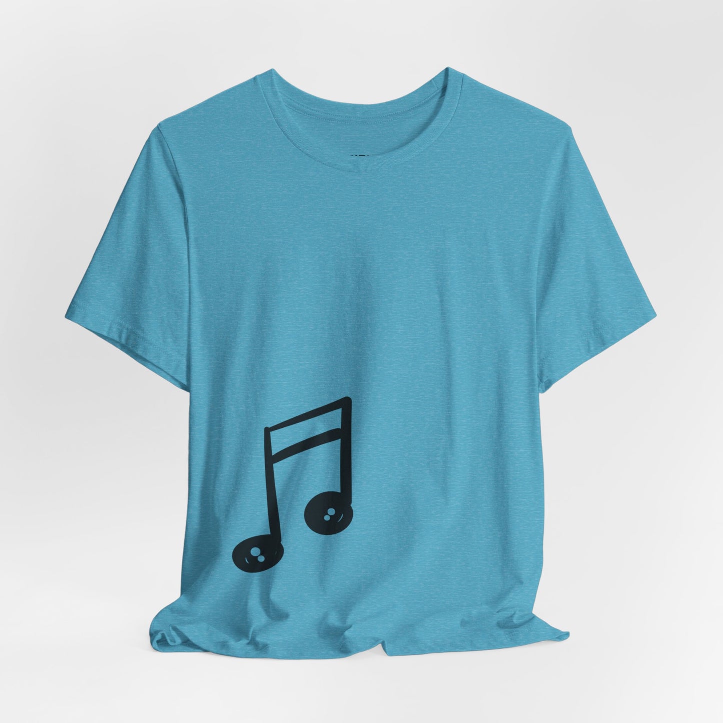 iMWEIRD Offset Musical T - Heather Aqua