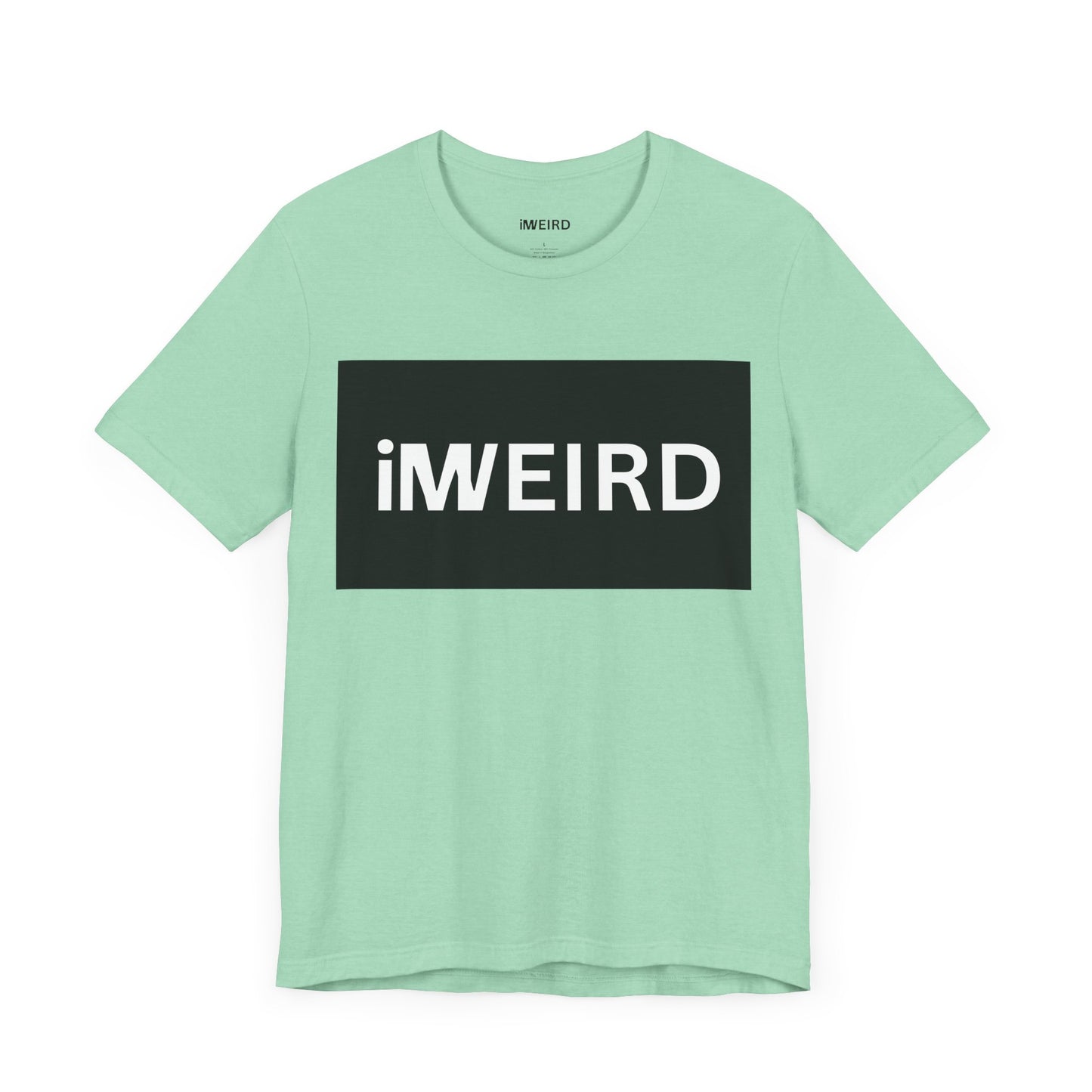 iMWEIRD Contrast T - Heather Mint