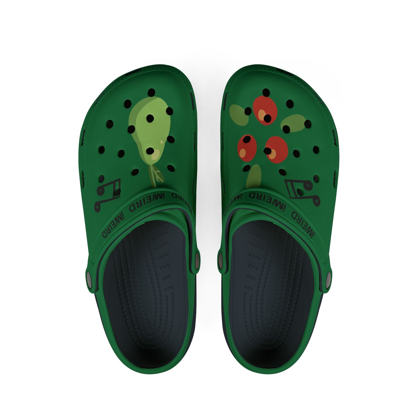 iMWEIRD Lightweight Foam Clogs - Dark Green