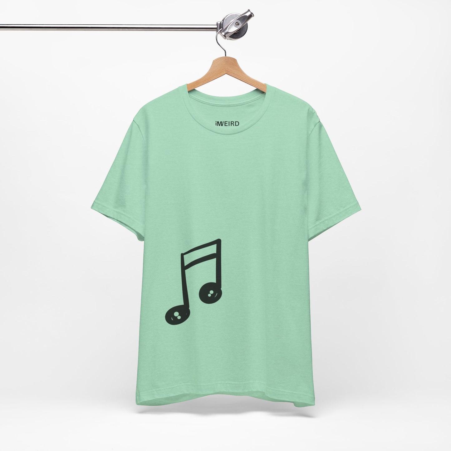 iMWEIRD Offset Musical T - Heather Mint
