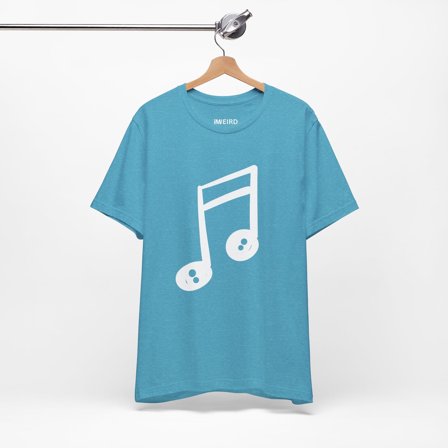 iMWEIRD Loud Musical T - Heather Aqua