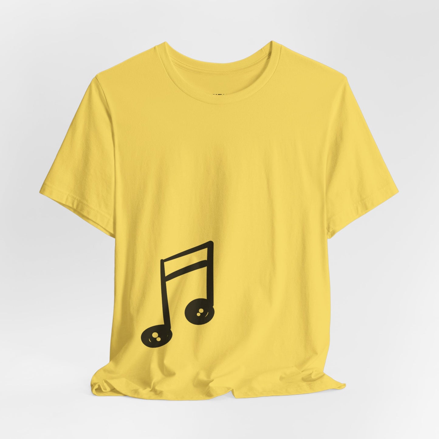 iMWEIRD Offset Musical T - Maize Yellow