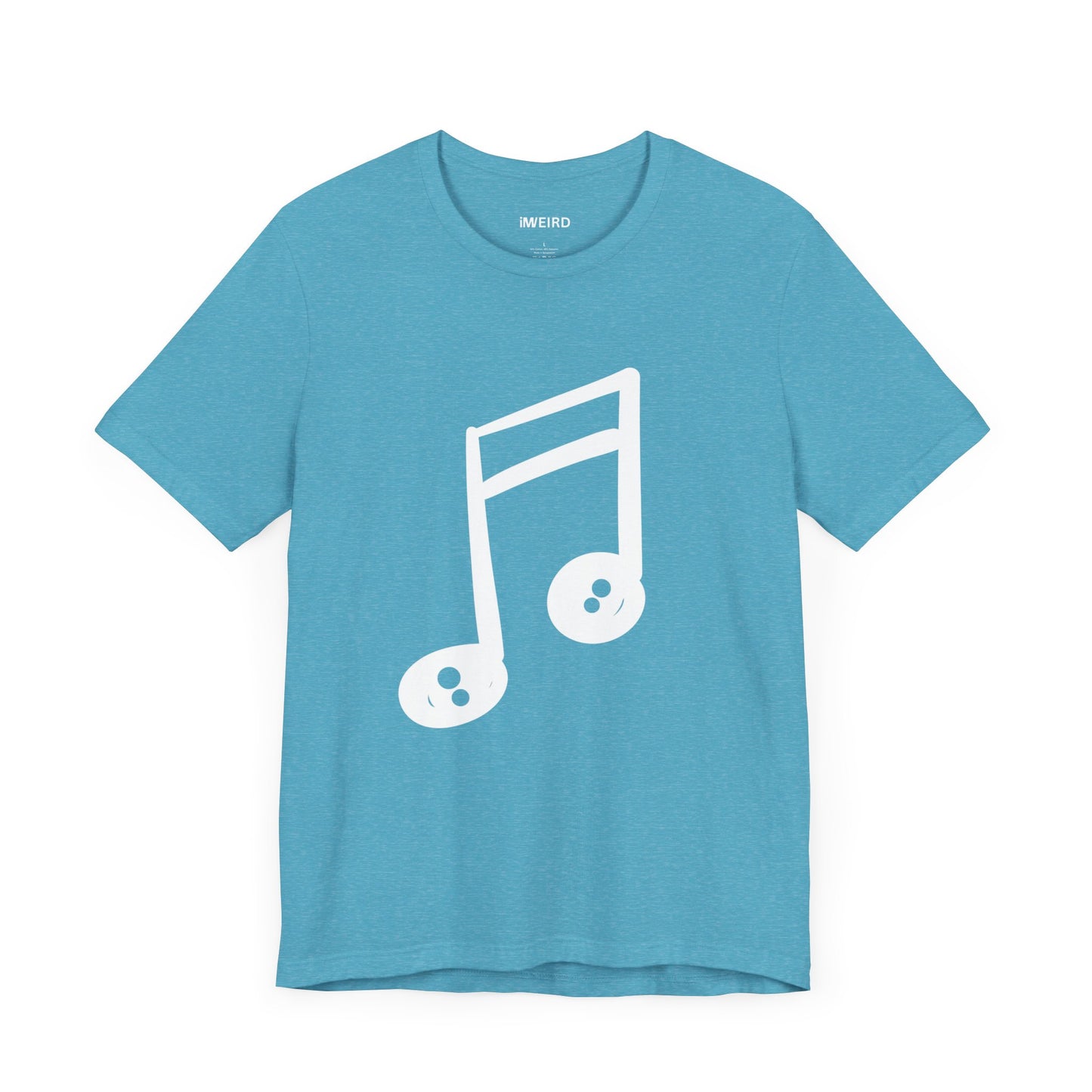 iMWEIRD Loud Musical T - Heather Aqua
