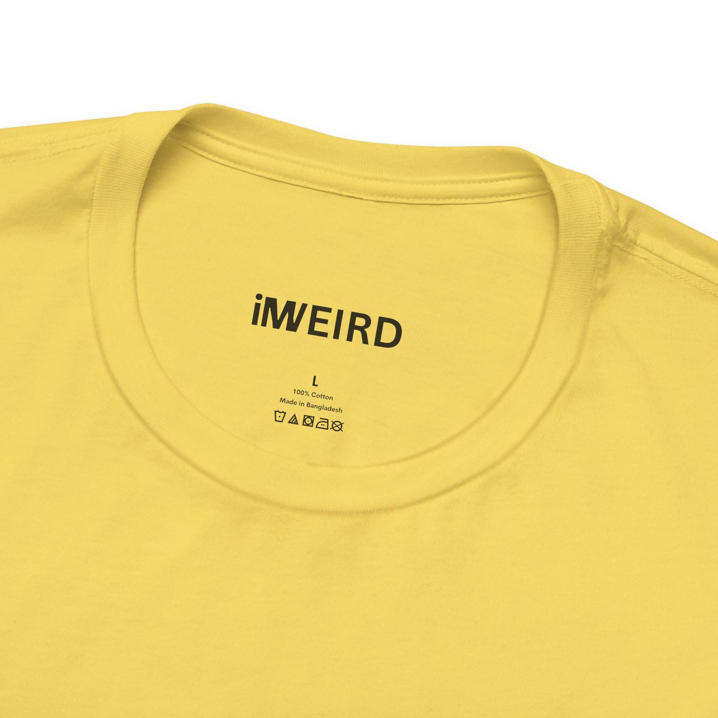 iMWEIRD Offset Musical T - Maize Yellow
