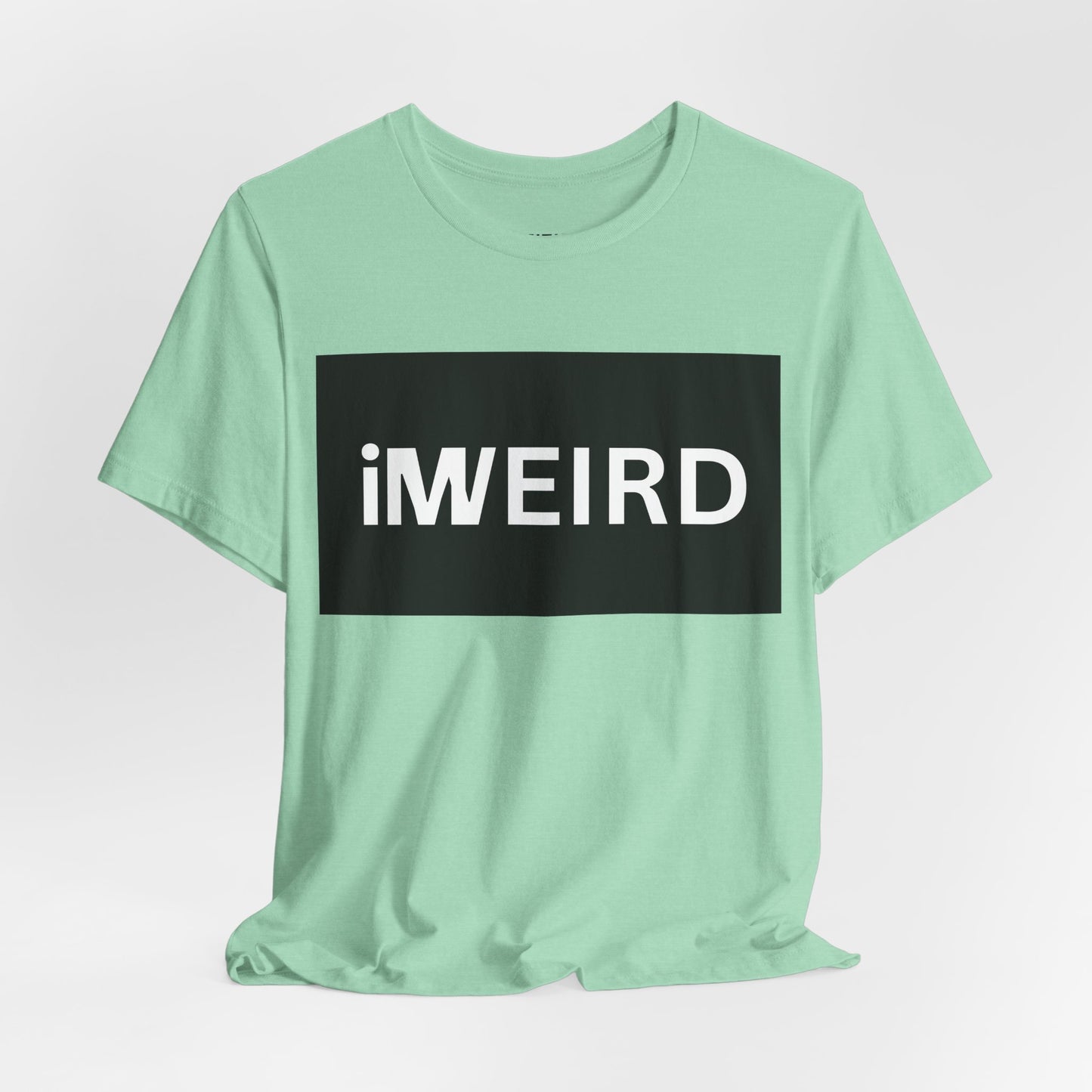 iMWEIRD Contrast T - Heather Mint