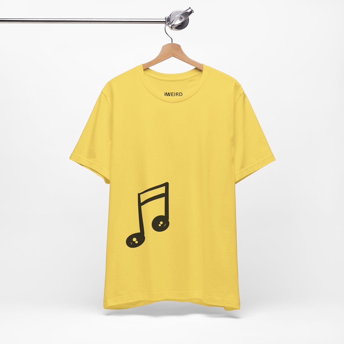 iMWEIRD Offset Musical T - Maize Yellow
