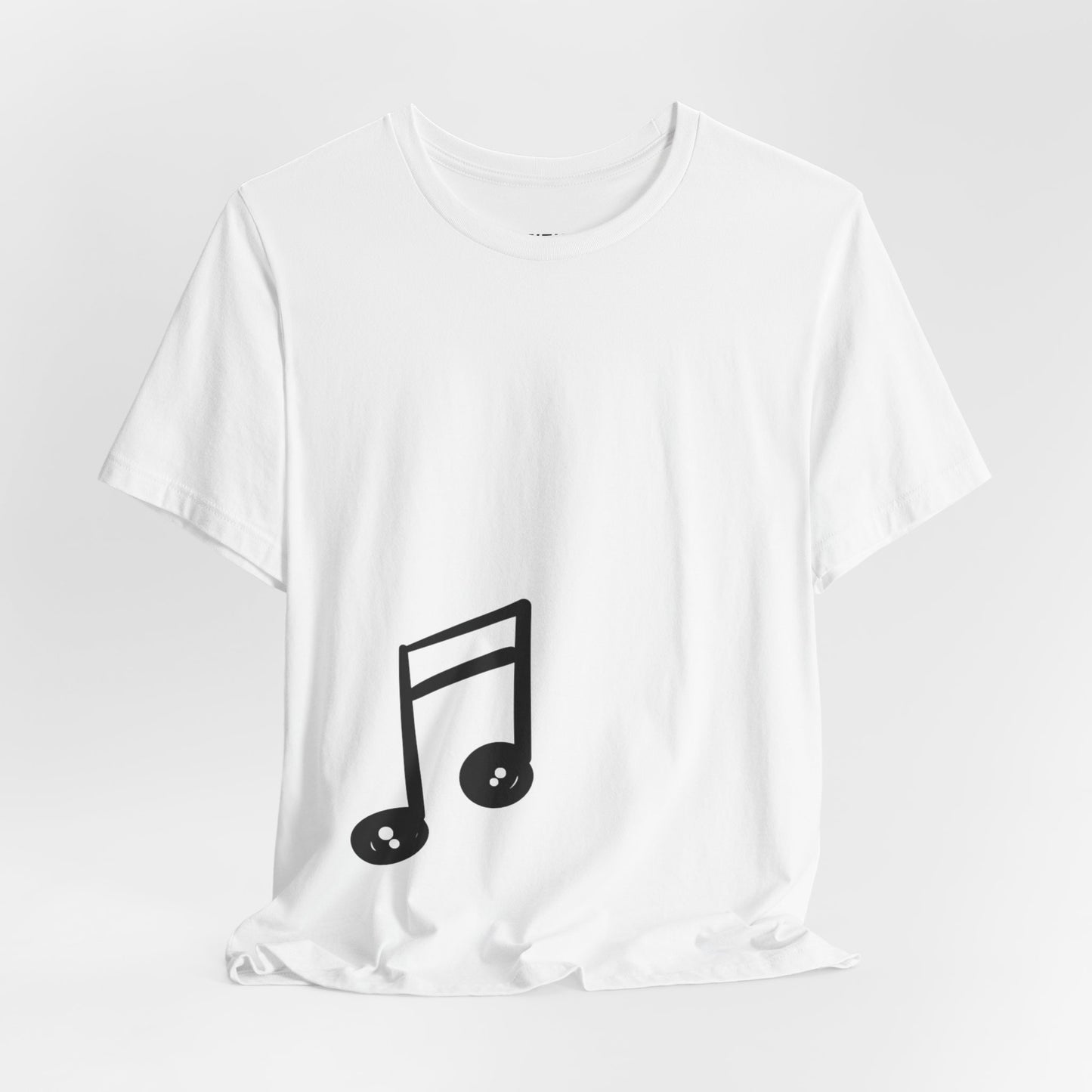 iMWEIRD Offset Musical T - Ice White