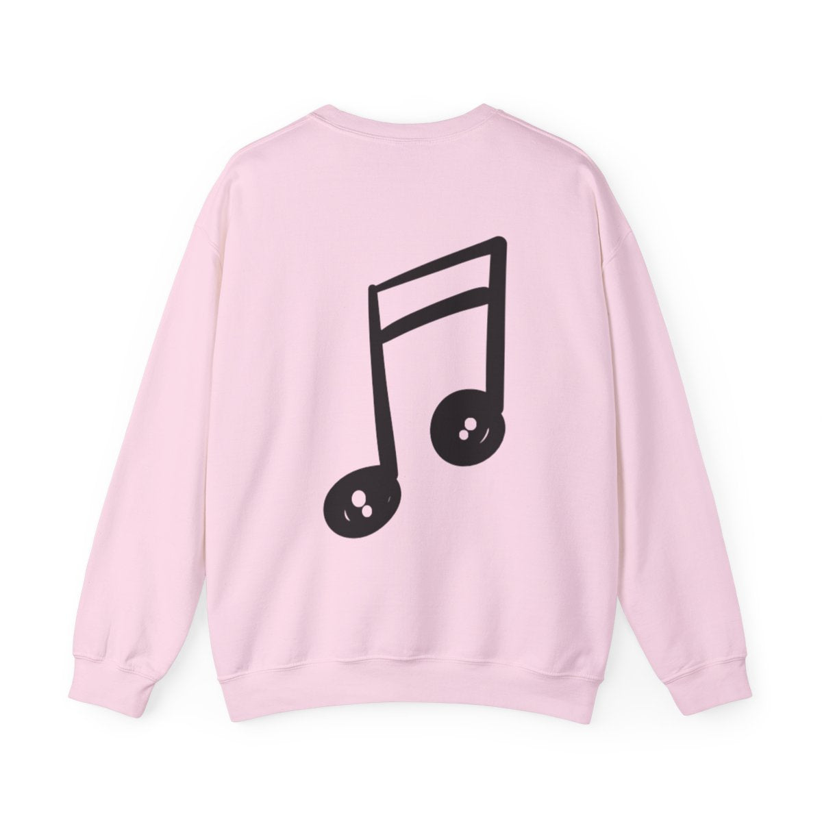 iMWEIRD 4 EYED Musical Note Sweater - Faded Pink