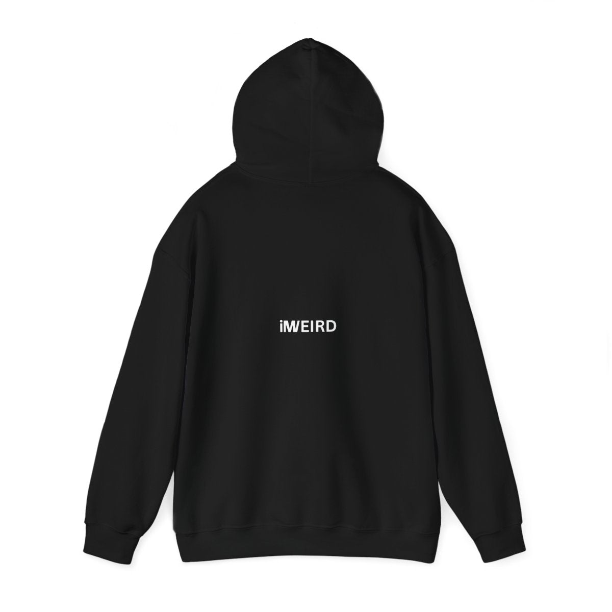 iMWEIRD 4 EYED Musical Note Hoodie - Night Black