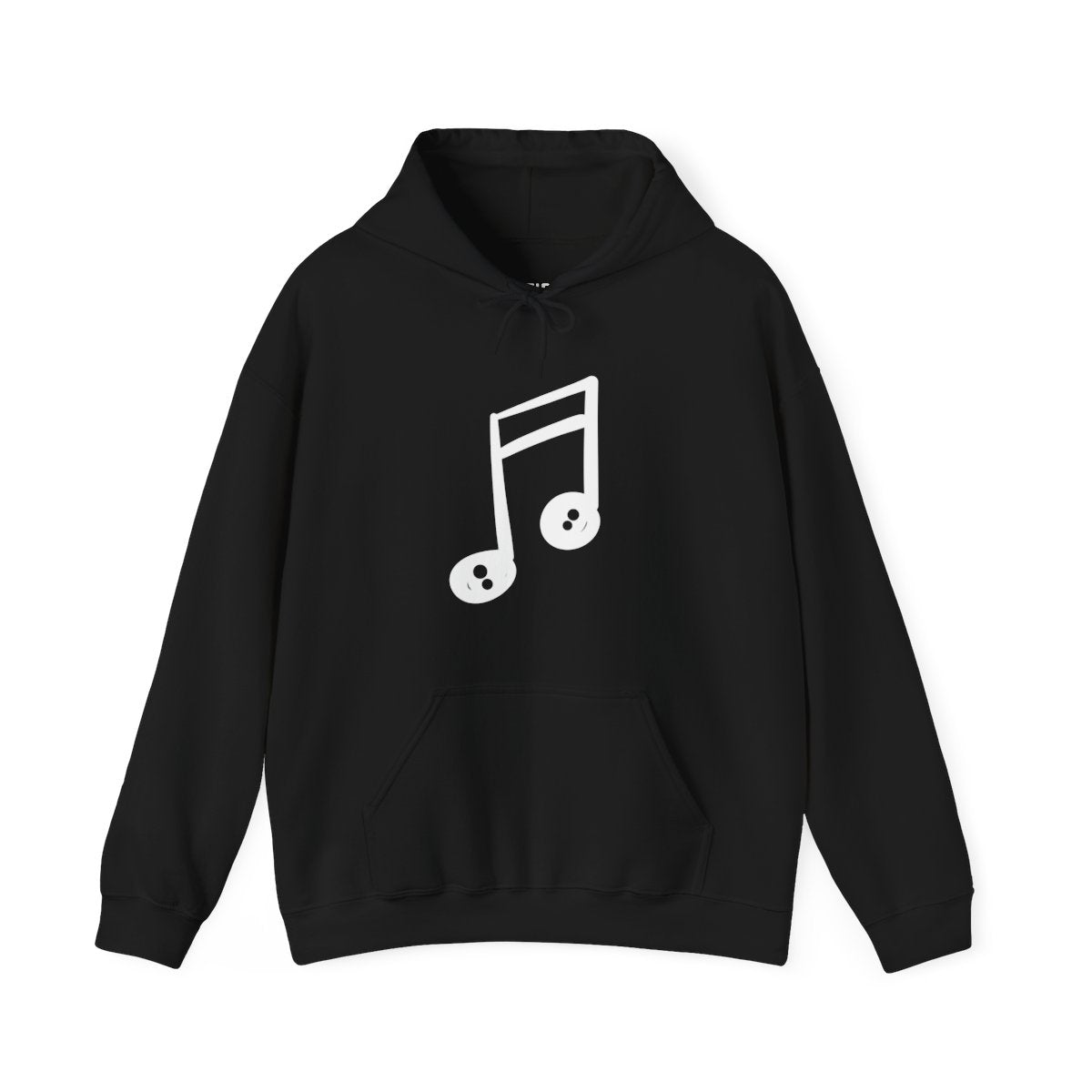 iMWEIRD 4 EYED Musical Note Hoodie - Night Black