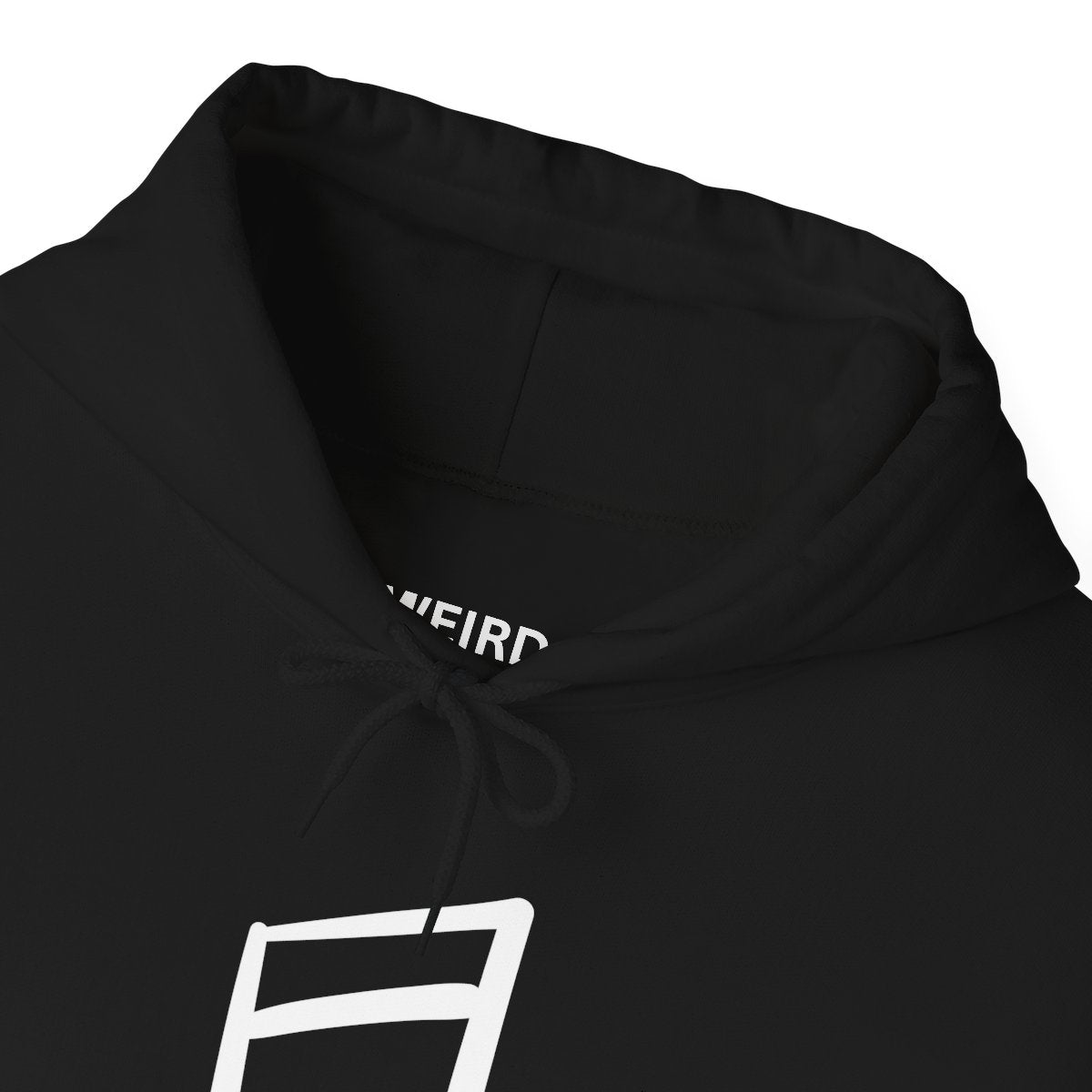 iMWEIRD 4 EYED Musical Note Hoodie - Night Black
